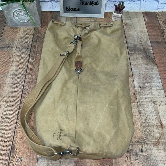 PARSON GRAY CAVALRY DUFFEL BAG COLOR: SAND - Picture 5 of 13